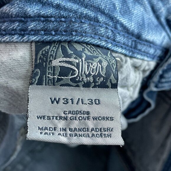 Silver Jeans Co. Suki Surplus W31/L30 Bootcut Mid Rise Womens Denim Jeans 4518 - Picture 3 of 12